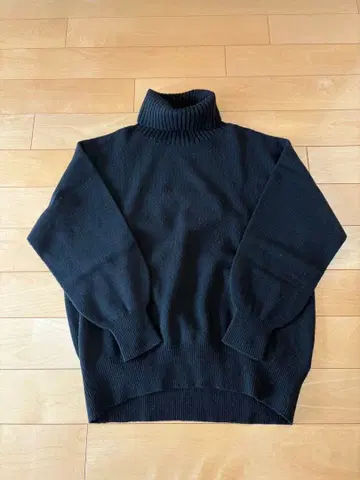 Spick&Span 울 캐시미어 터틀넥 풀오버 블랙