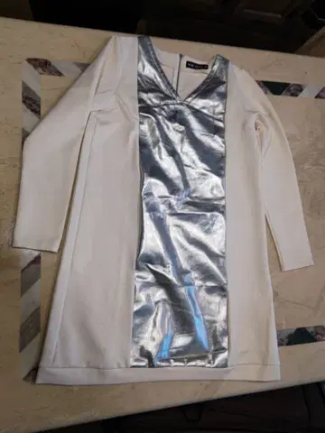 MARY QUANT 실버 원피스