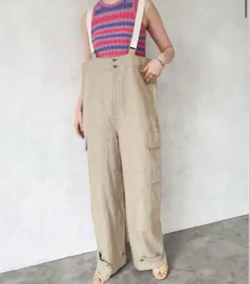 IENA LA BOUCLE 서스펜더 팬츠 36