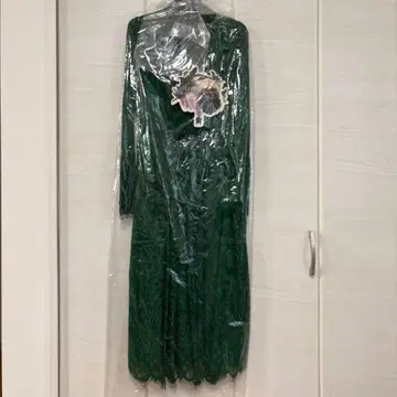 GIRL 그린 레이스 드레스 S