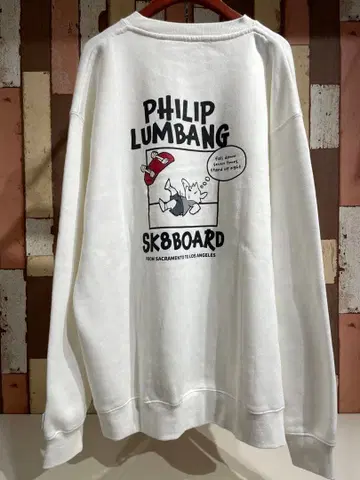 Philip Lumbang 속기모 트레이닝복 2P7-65350 WHT M