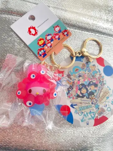 오사카 만박 한정판 먀쿠먀쿠 입체 키리 마스코트 클리어 컬러 마이멜로디