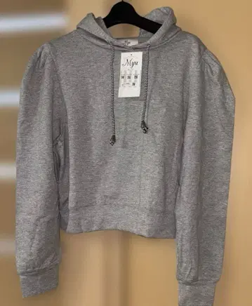 myu 퍼프 슬리브 후디 새상품 네고 불가