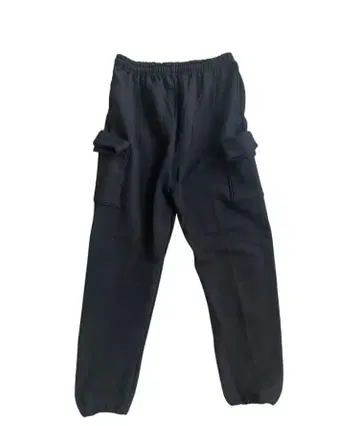 블랙 카고 조거 팬츠