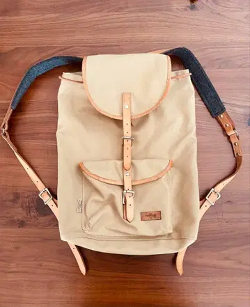 마츠노야 THREAD-LINE 베이지 백팩