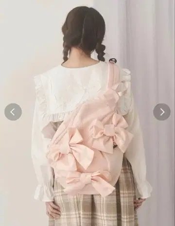 당일 발송 새상품 merry jenny ribbon 원숄더백 핑크