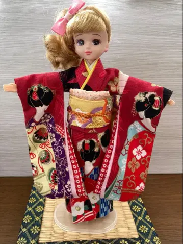 리카짱 옷 갈아입기 기모노