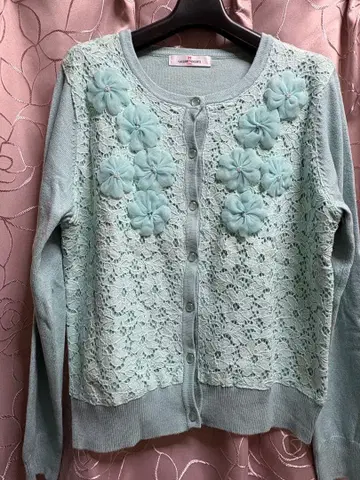 GALLERY VISCONTI 민트 그린 가디건