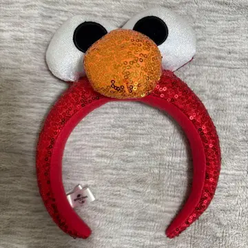 엘모 머리띠 스팽글 장식