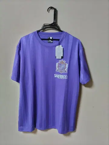 산프레체 히로시마 T셔츠 L 퍼플