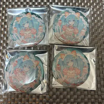익명 배송/39컬처 스위츠 하츠네 미쿠 캔뱃지 4점/미쿠컬
