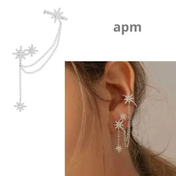apm MONACO 이어커프 귀걸이 한쪽 메테오라이트
