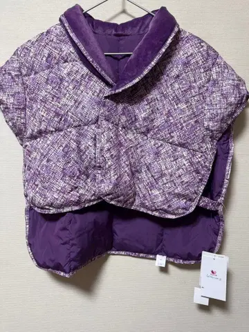 [ 새상품 ] 와코루  다운 베스트 숄더 리버서블