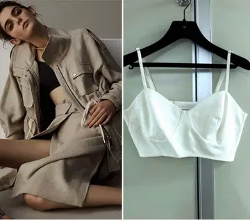 [ CINOH ] WHITE 브라탑 브라렛 뷔스티에