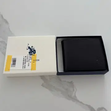 POLO 접이식 지갑 남성용 블랙