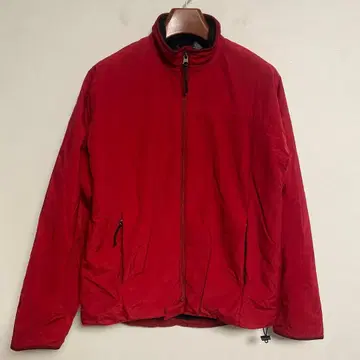 CHAPS 차프스 빨간색 안감 플리스 집업 자켓 M (XL 상당)