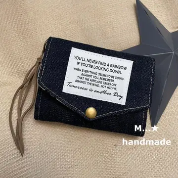 [573]데님 * 아코디언 주름 지갑mini 재리뉴얼