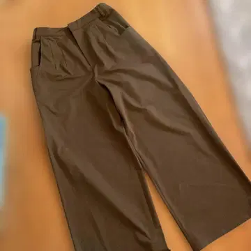 ROSIER 와이드 팬츠 올리브색