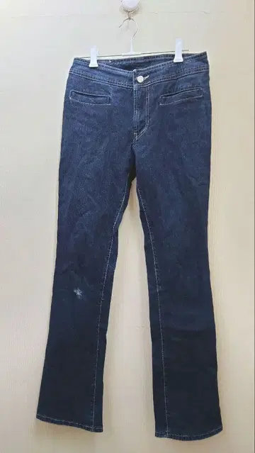 CIMARRON 다크 블루 플레어 데님 32