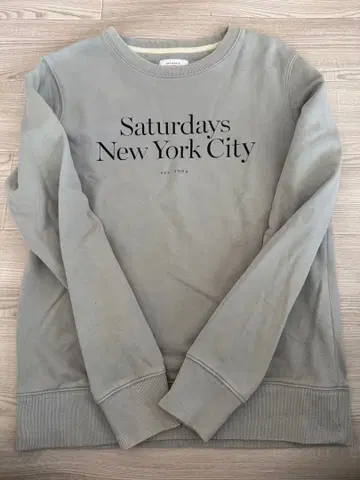 Saturdays New York City 맨투맨 그레이