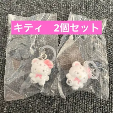 산리오 메지루시 액세서리 가챠 키티 2개 세트
