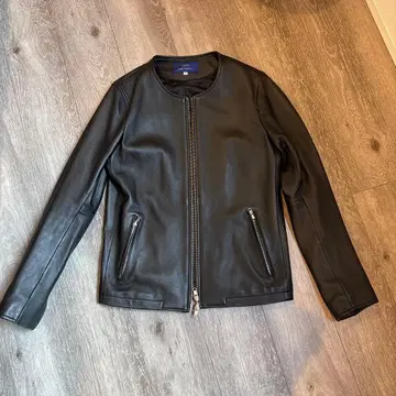URBAN RESEARCH 블랙 가죽 자켓 38