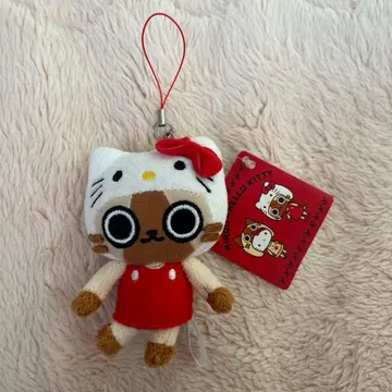 미사용품 헬로키티 AIROU 봉제 인형 스트랩