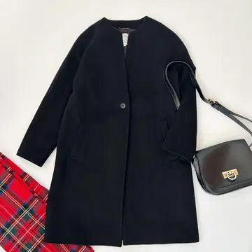 UNTITLED 프리미엄 캐시미어 노카라 코트 1