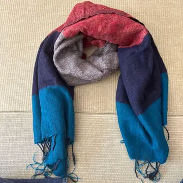 캐주얼 블록 컬러 스톨