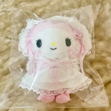 산리오 화이트 프릴 디자인 시리즈 마이멜로디 마스코트