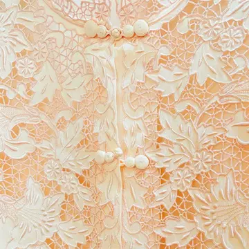 새상품급 스와토 자수 블라우스 작약 피치 핑크 34 사이즈 M.S 사이즈