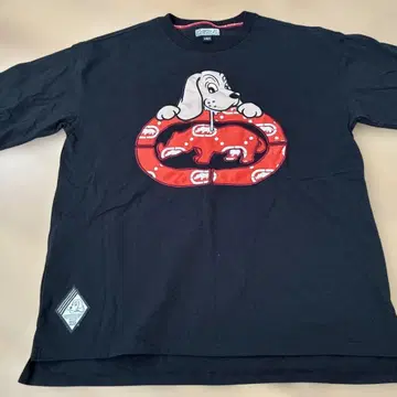 미사용 새상품 GALFY ECKO 콜라보 T셔츠 중형견 L사이즈