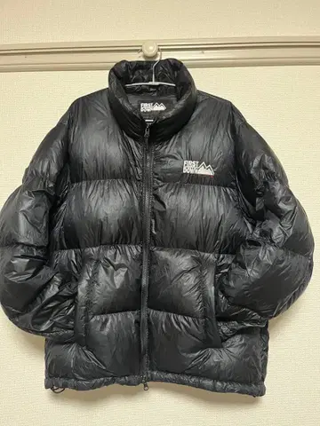 FIRST DOWN 블랙 다운 자켓 L