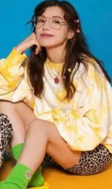 RE.알이도트 나카 리이사 타이 다이돌 마린 슬리브 맨투맨