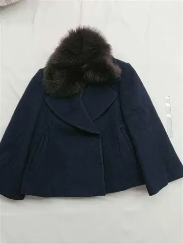 레스 빠세 퍼 포함 숏코트 네이비 계열 38 여성용