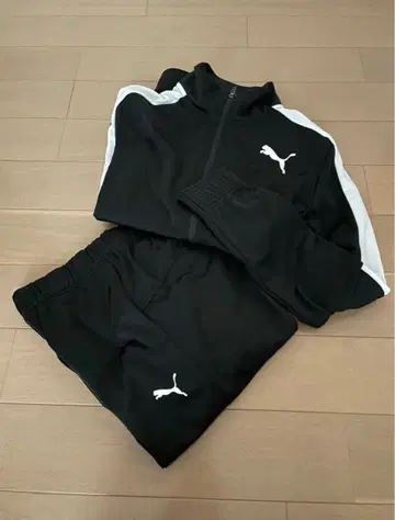 PUMA 블랙 저지 세트