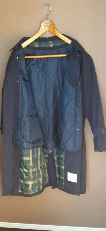 여성용 스탠 칼라 롱 코트 애프터눈 티 사이즈 M