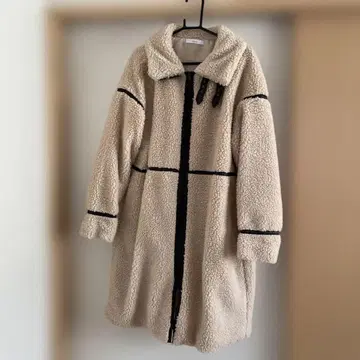 calin 여성용 보아 롱 코트