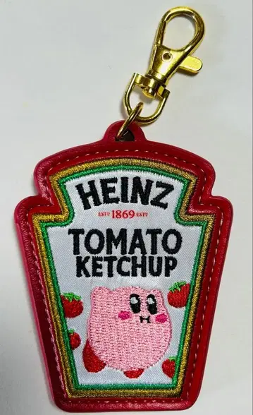 커비 HEINZ 토마토 케첩 키링