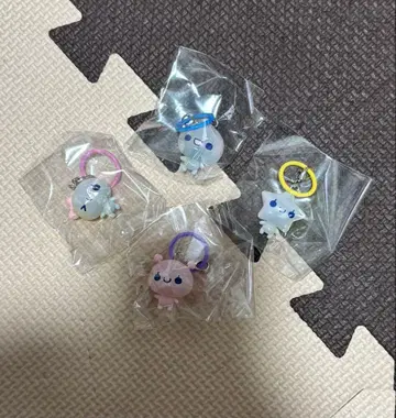 푹푹 아와와짱 메지루시 액세서리 가챠가챠 4개 세트