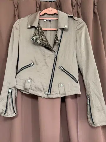 NATTANAM 베이지 라이더 자켓 36