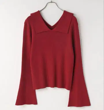 로리즈팜 LOWRYS FARM 플레어 슬리브 니트