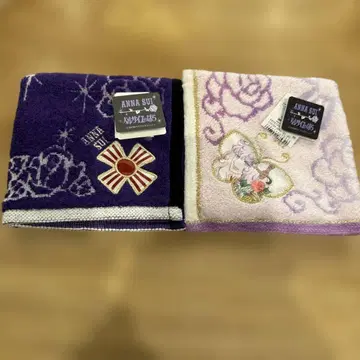 안나수이 벨 장미 타월 손수건