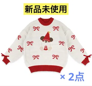 [새상품] 디즈니 크리스마스 2025 릴린린 스웨터 2개 세트