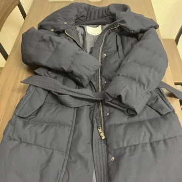 PLST 다운 코트 NAVY