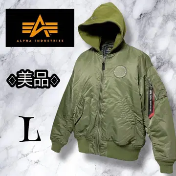 새상품급 알파 ALPHA x EMODA MA-1 플라이트 자켓 L