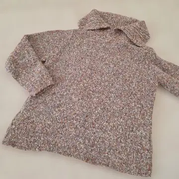 호코모모라 니트 긴팔 L 스웨터 하이넥 터틀