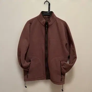 폴리에스테르 100% 플리스 자켓 브라운