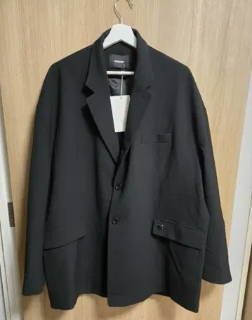 WE11DONE 블랙 테일러드 자켓