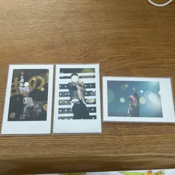 이레이스 유스케 실사 폴라로이드 3장 세트